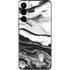 Black and White Marble Ink Galaxy S22 Skin